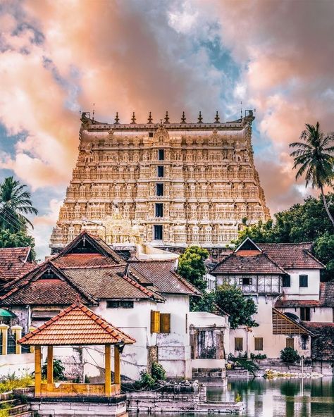 Sree Padmanabhaswamy Temple Pencil Sketch